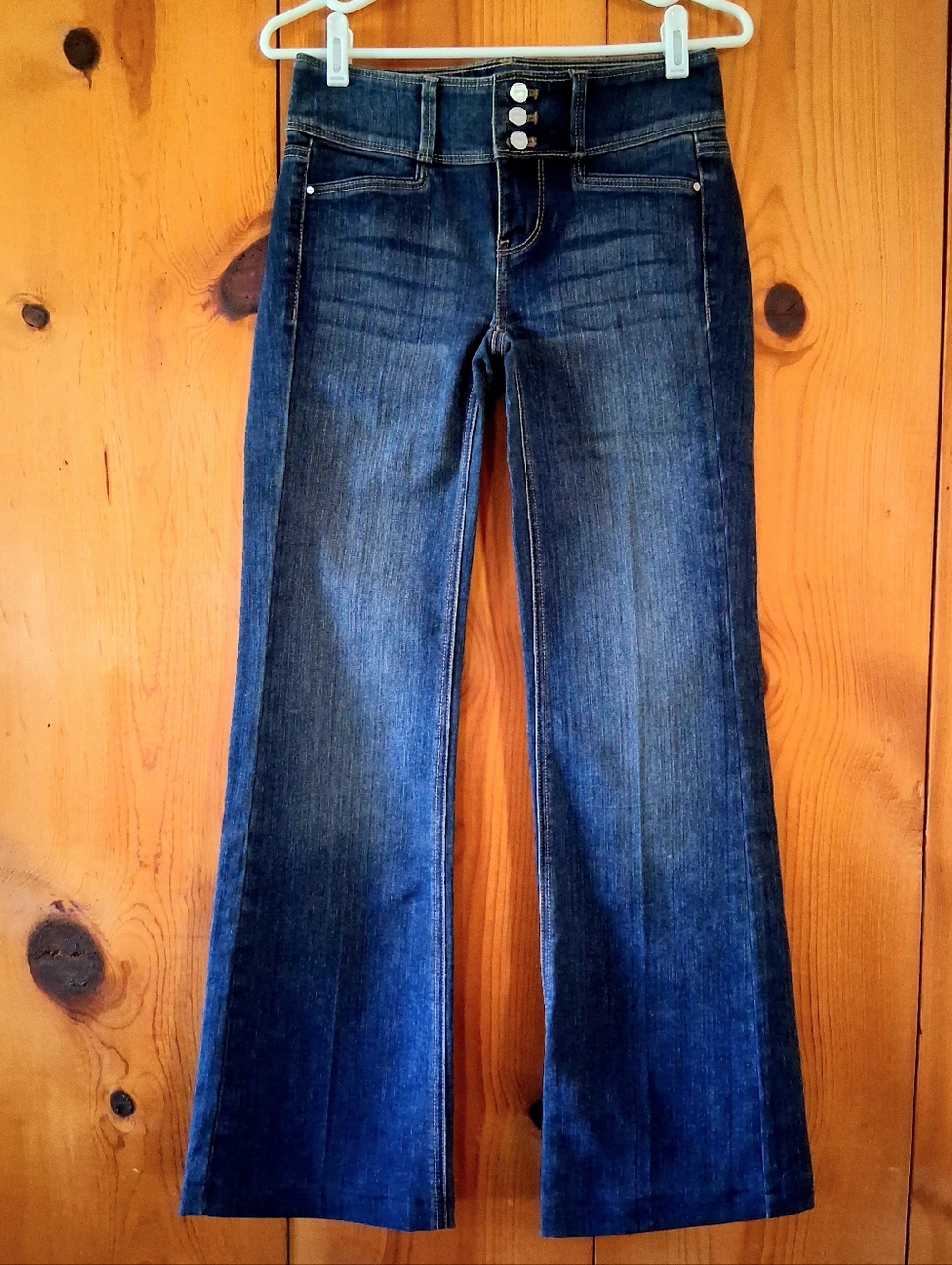 White House Black Market Low Rise Flare Jeans
